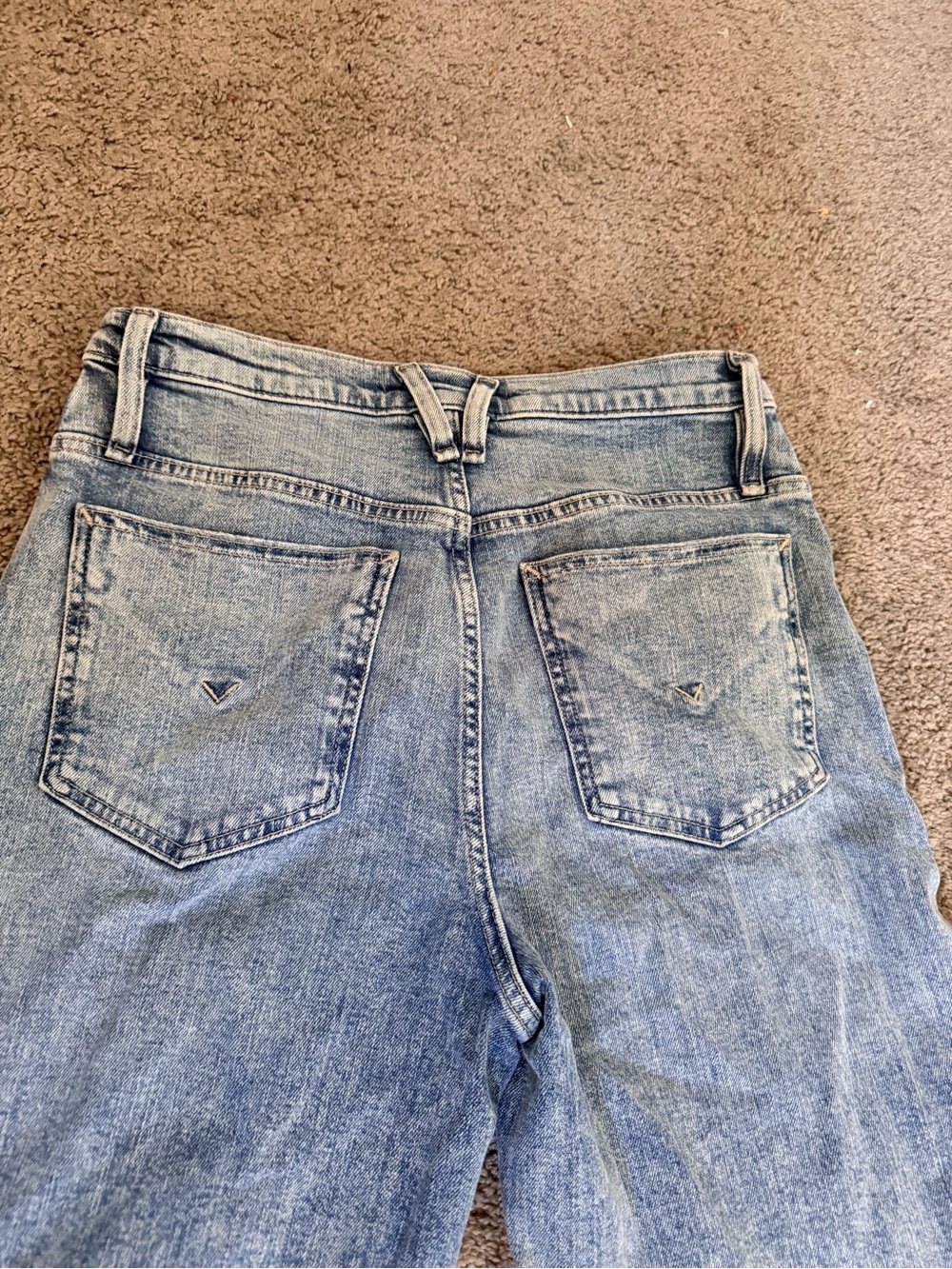 Hudson Jeans Light Blue Wide-Leg Flare Jeans - Picture 6 of 6